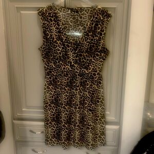 Leopard print apartment nine XL dress.